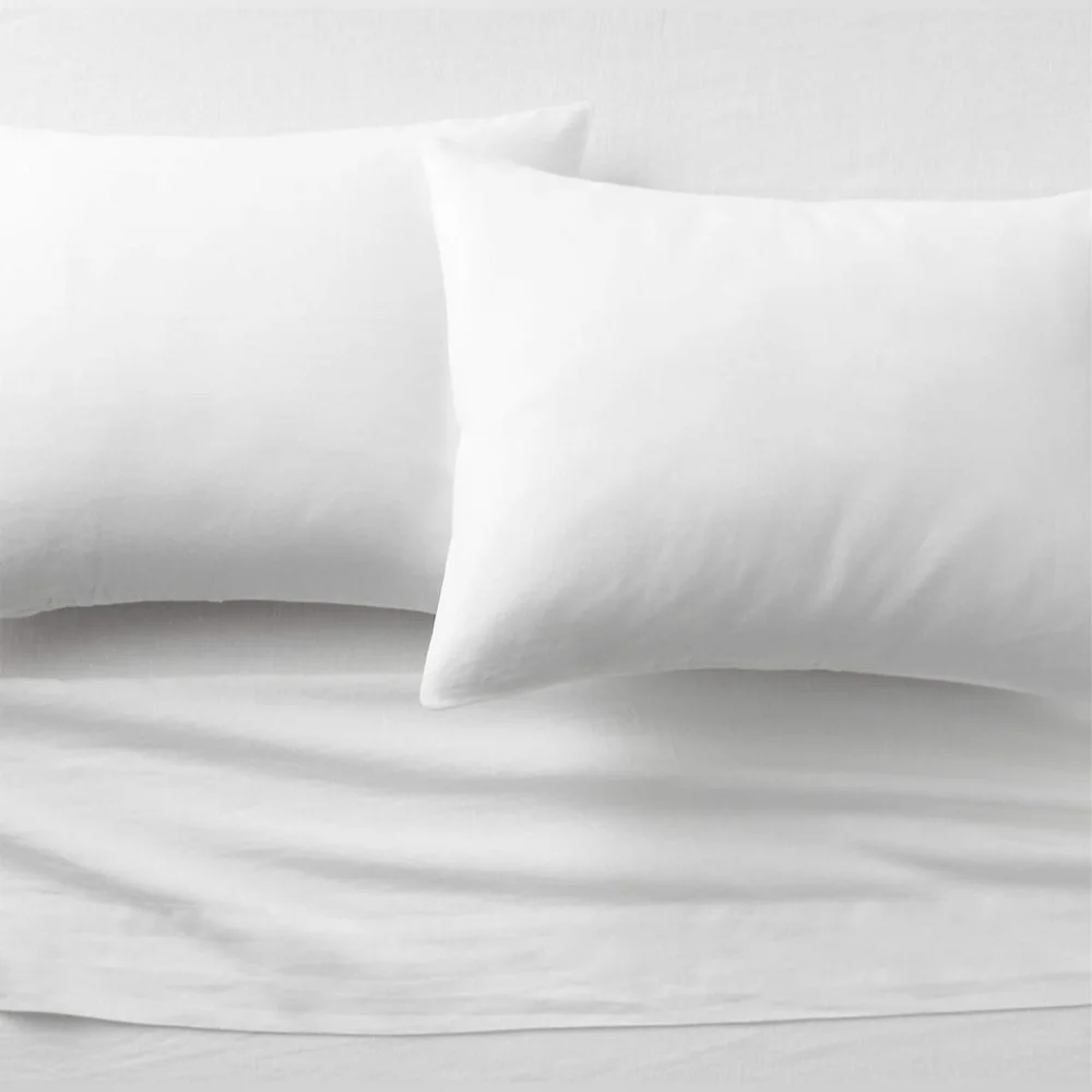 Classic EUROPEAN FLAX™-Certified Linen White King Sheet Set,Retail Price $309.00